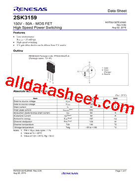 2SK3159_16型号图片