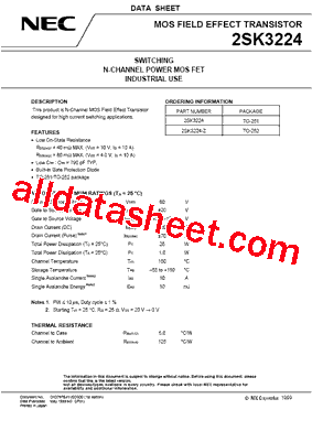 2SK3224-Z型号图片