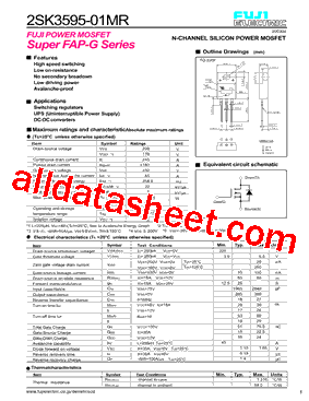 2SK3595-01MR型号图片