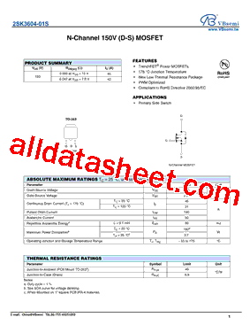 2SK3604-01S型号图片