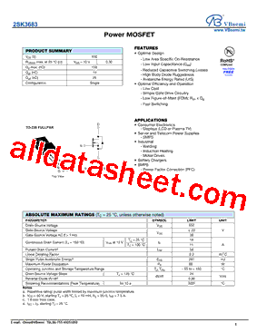 2SK3683型号图片