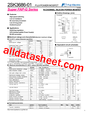 2SK3686-01型号图片