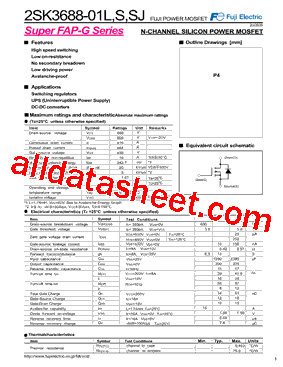 2SK3688-01S型号图片