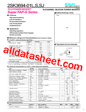 2SK3694-01SJ型号图片