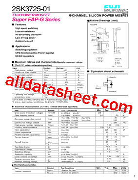 2SK3725-01型号图片