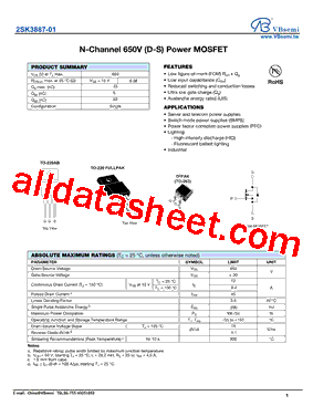 2SK3887-01型号图片