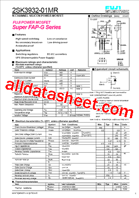 2SK3932-01MR型号图片