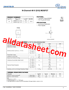 2SK4075B-ZK型号图片