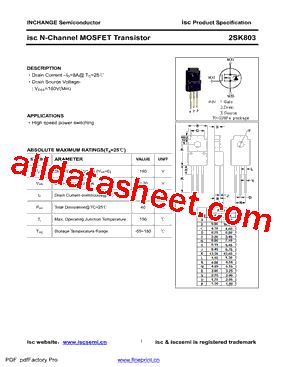 2SK803型号图片