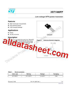 2ST1480FP型号图片