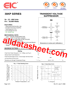 30KP180A型号图片