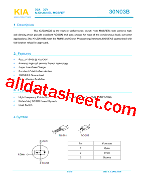 30N03B型号图片