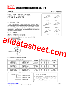 30N06L-TF1-T型号图片
