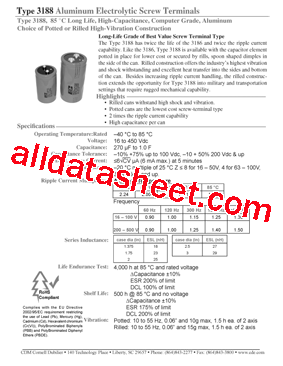 3188BE103U063APA1型号图片