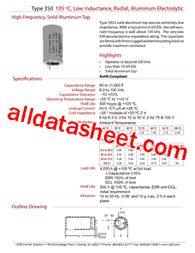 350GE162U6R3C型号图片