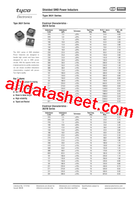 3631A471NT型号图片