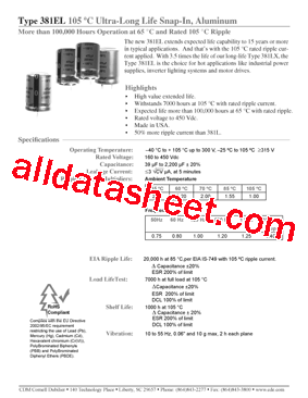 381EL101M450K022型号图片