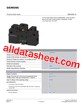 3SB3400-1A型号图片