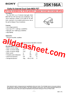 3SK166A-2型号图片