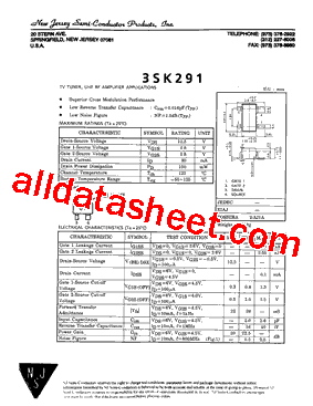 3SK291型号图片