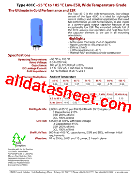 401C123M063EA8型号图片