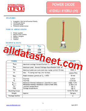 410NU280型号图片