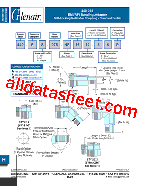 440FH-075-B1607-8KP型号图片