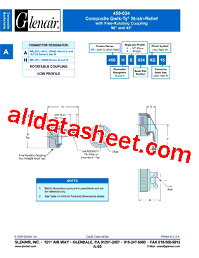 450AA034XB08型号图片