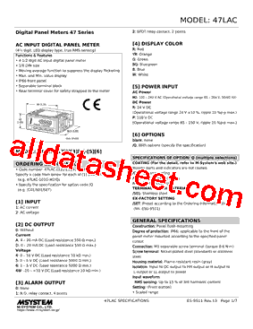 47LAC-100B-R型号图片
