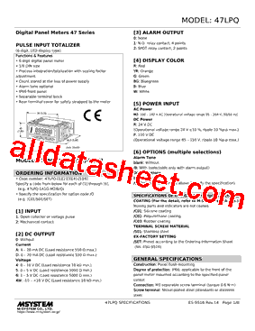 47LPQ-00R-R/Q型号图片