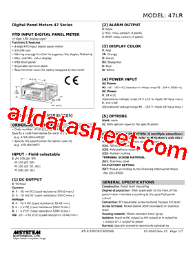 47LR-100B-R型号图片