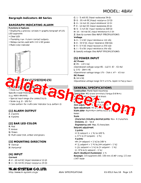 48AV-2CH5-R型号图片