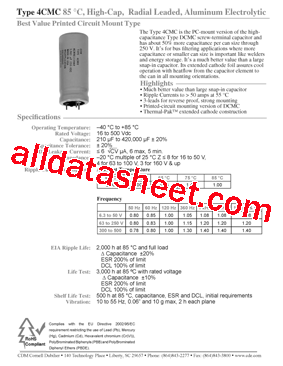 4CMC1002M160EC8型号图片