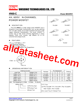 4N60G-TF3-T型号图片
