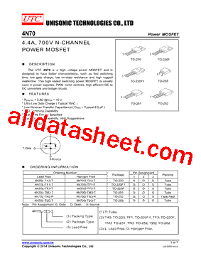 4N70G-TA3-T型号图片