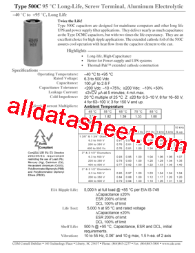 500C115U6R3FD2D型号图片