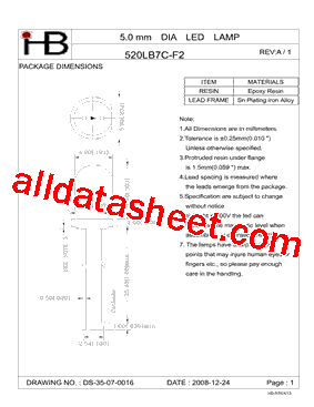 520LB7C-F2型号图片