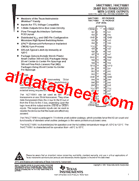 54ACT16861WD型号图片