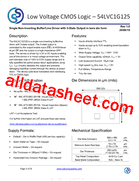 54LVC1G125型号图片