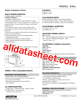 54UL-2201-AD4/Q型号图片