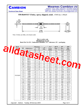 550-8640型号图片