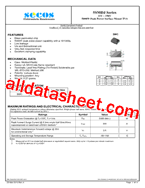 5SMDJ130A型号图片