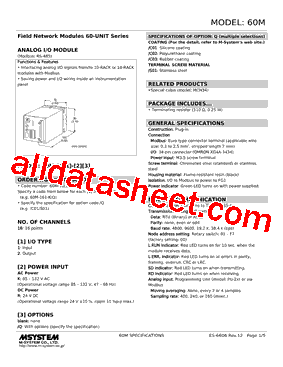 60M-162-R/Q型号图片