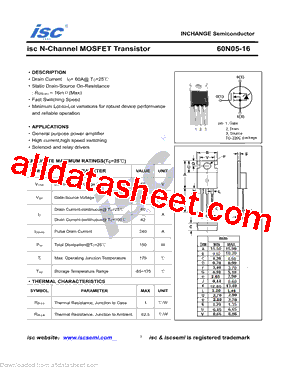 60N05-16型号图片