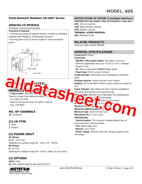 60S-162-R型号图片
