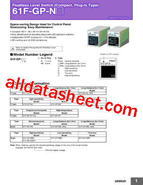 61F-GP-N8H型号图片