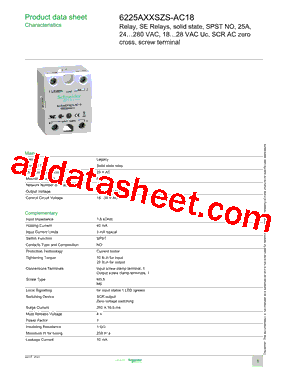 6225AXXSZS-AC18型号图片