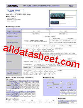 63RX301000M16X315型号图片