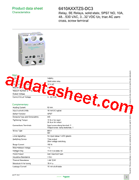 6410AXXTZS-DC3型号图片