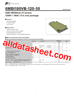 6MBI180VB-120-50型号图片